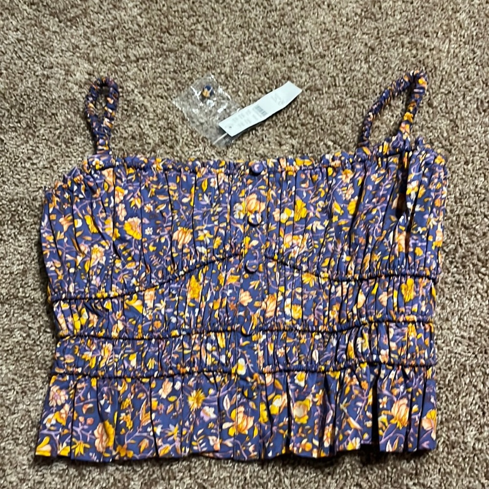 Floral tank top size xxs